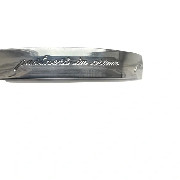 Authentic Kate Spade Best Friend Ever Idiom Bangle bracelet. Silver bride - Picture 11 of 11